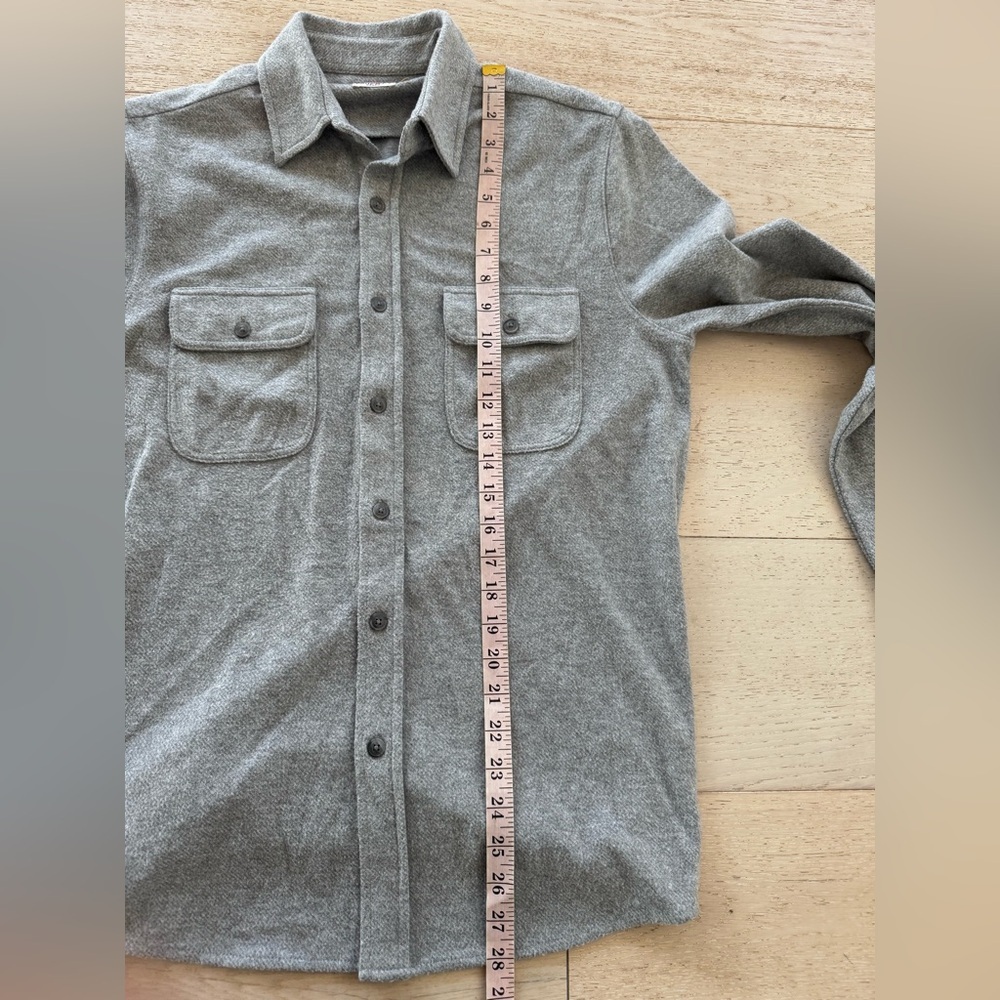 Faherty Legend Sweater flannel button down shirt M - Picture 7 of 9